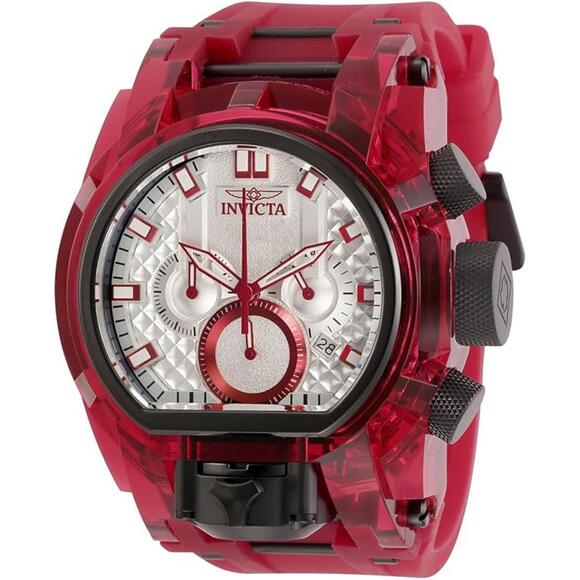 Invicta Red Chronograph Wristwatch